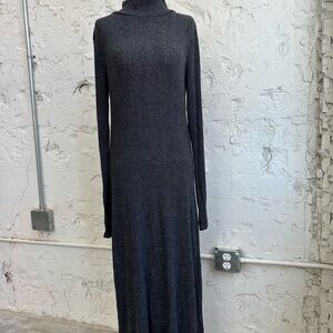 Daily practice by Anthropologie grey turtle neck dress size MEDIUM